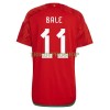 Original Fußballtrikot Wales Bale 11 Heimtrikot WM 2022 Für Herren